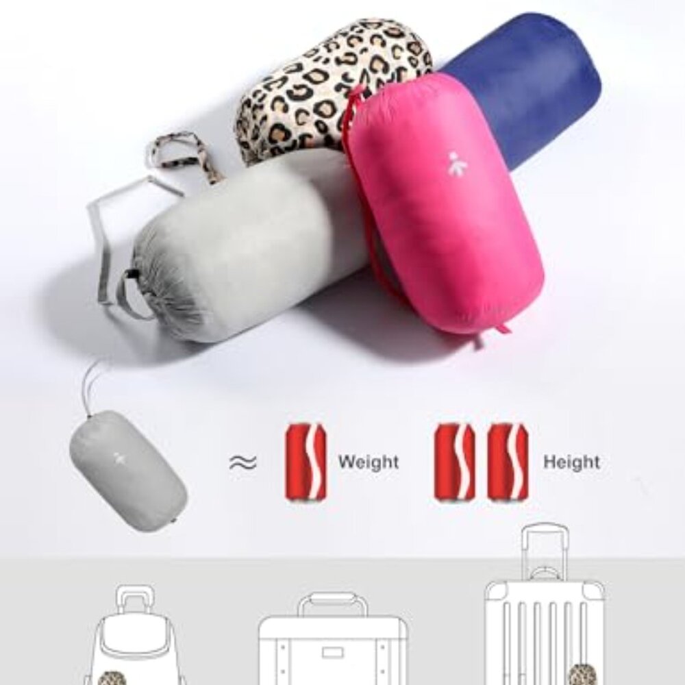 Lightweight Packable Down Jacket Quilted Puffer C… - image 7